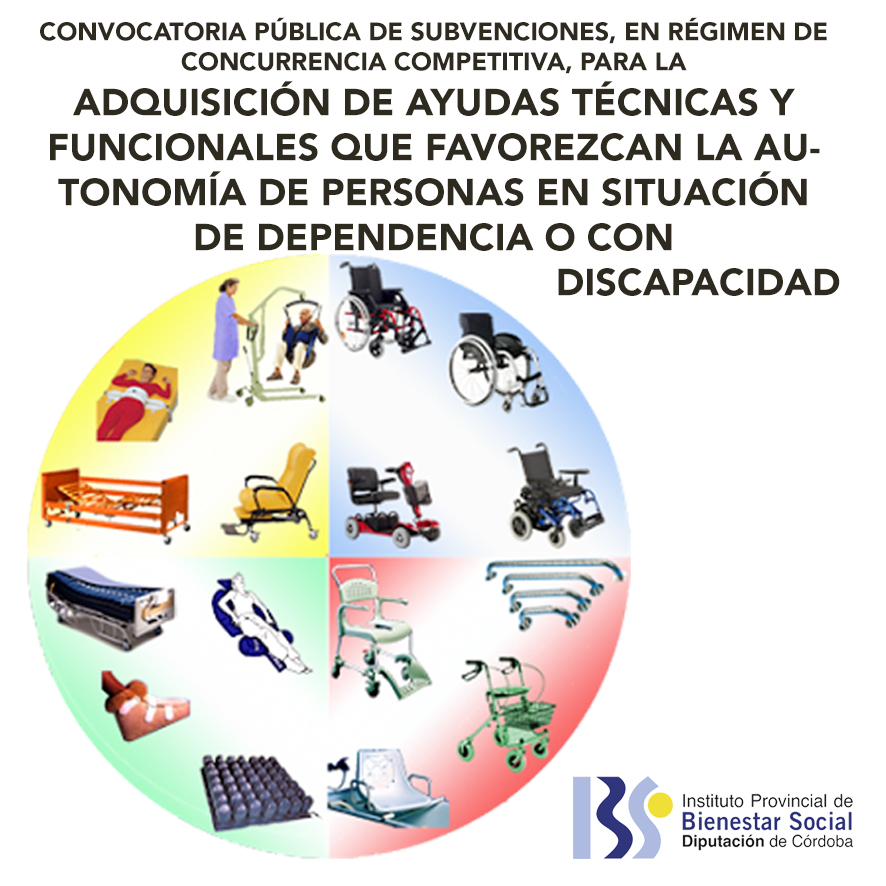 BASES REGULADORAS DE LA CONVOCATORIA PÚBLICA DE SUBVENCIONES, EN RÉGIMEN DE CONCURRENCIA COMPETITIVA, PARA LA ADQUISICIÓN DE AYUDAS TÉCNICAS Y FUNCIONALES QUE FAVOREZCAN LA AUTONOMÍA DE PERSONAS EN SITUACIÓN DE DEPENDENCIA O CON DISCAPACIDAD